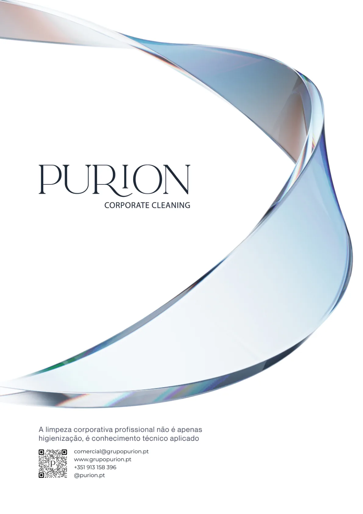 Capa da apresentação institucional da Purion