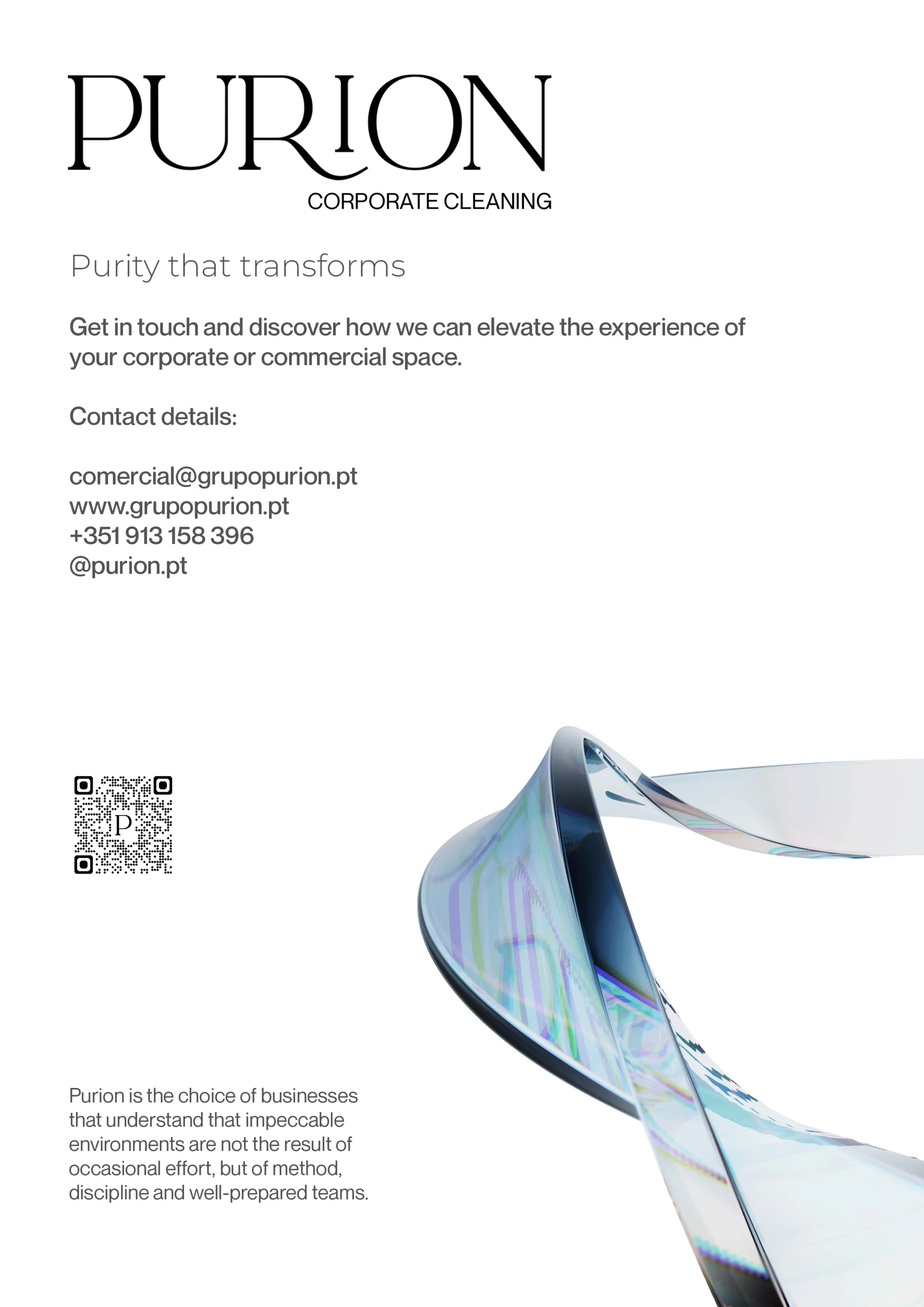 Cover of the Purion presentation in English